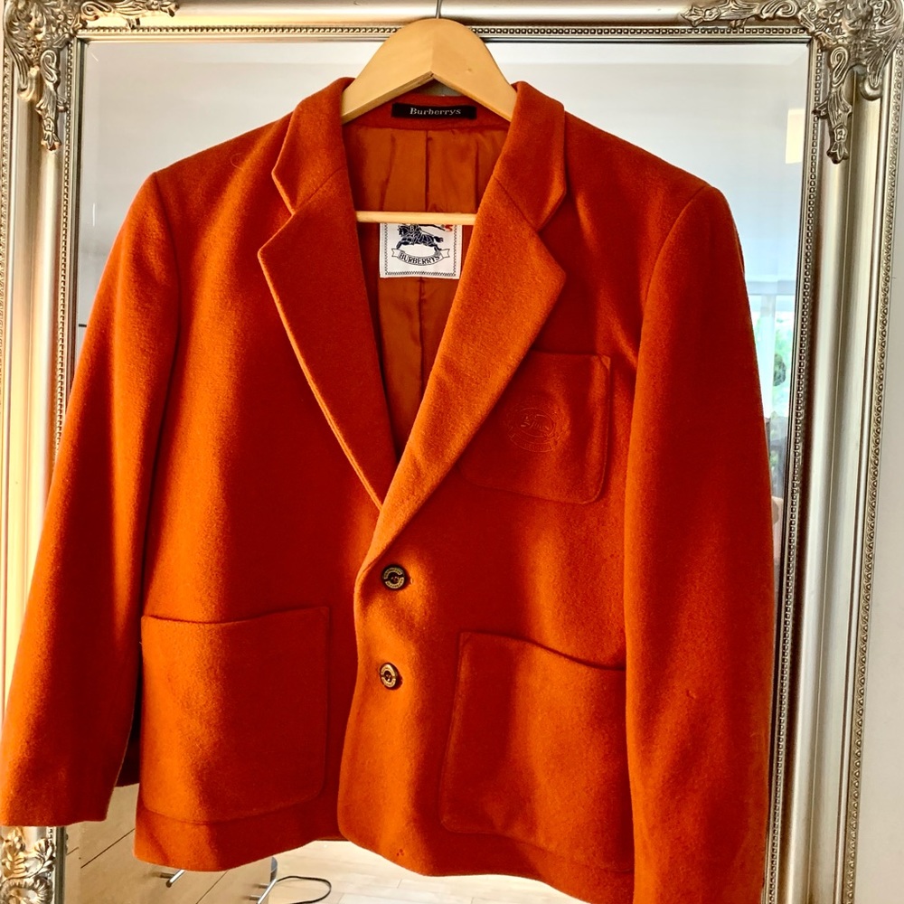 Cashmere and wool Burberry Vintage blazer